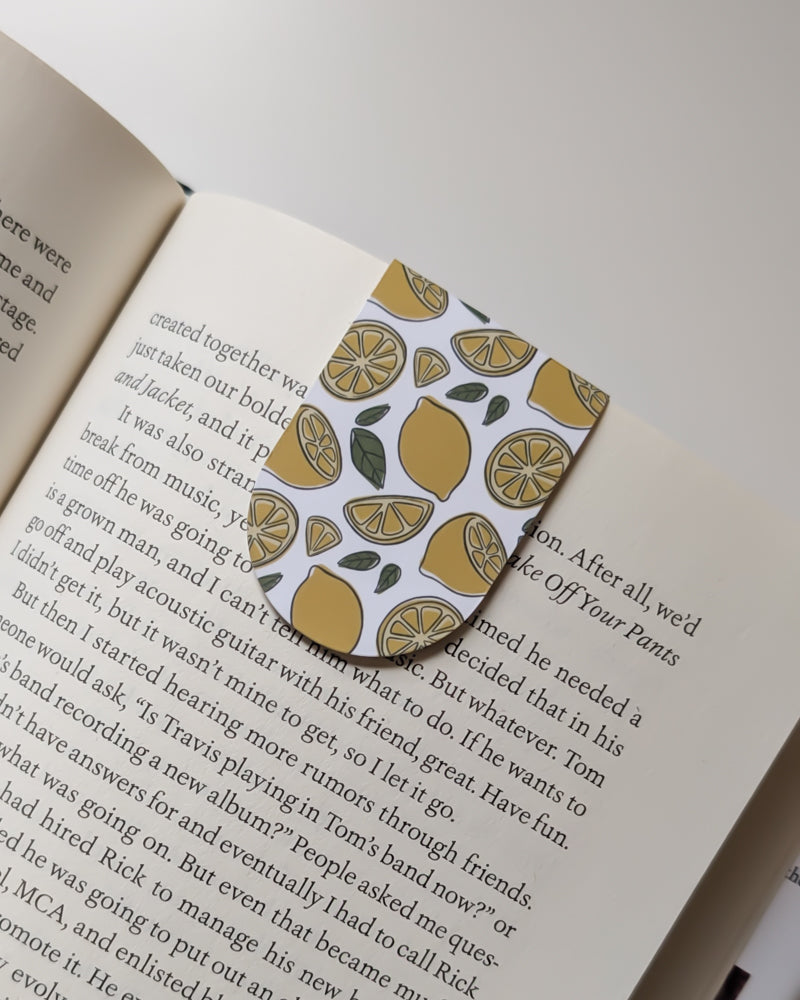 Lemons Magnetic Bookmark