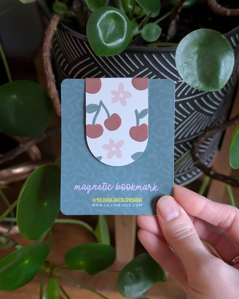 Cherries Magnetic Bookmark