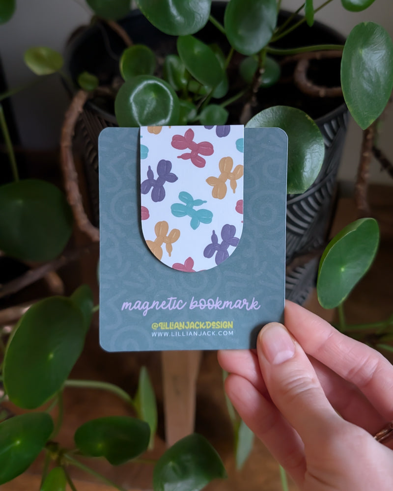 Balloon Dogs (Pattern) Magnetic Bookmark