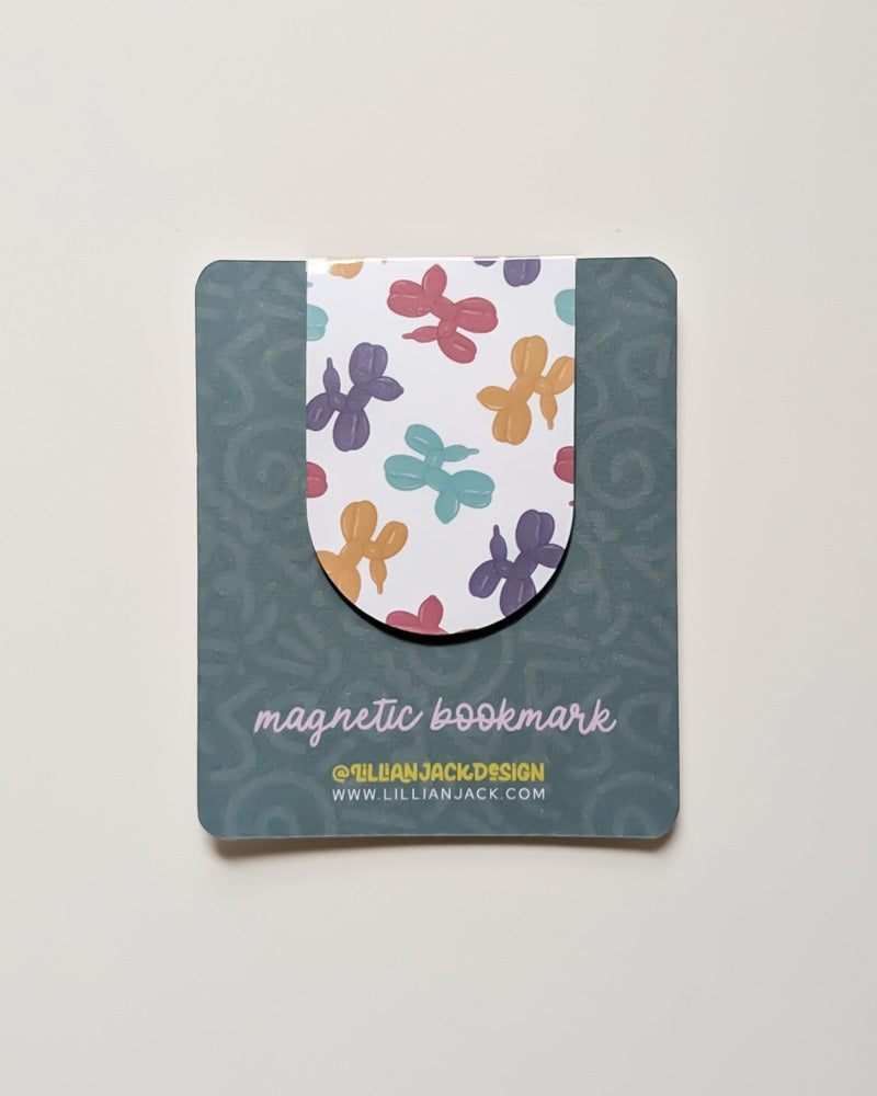 Balloon Dogs (Pattern) Magnetic Bookmark