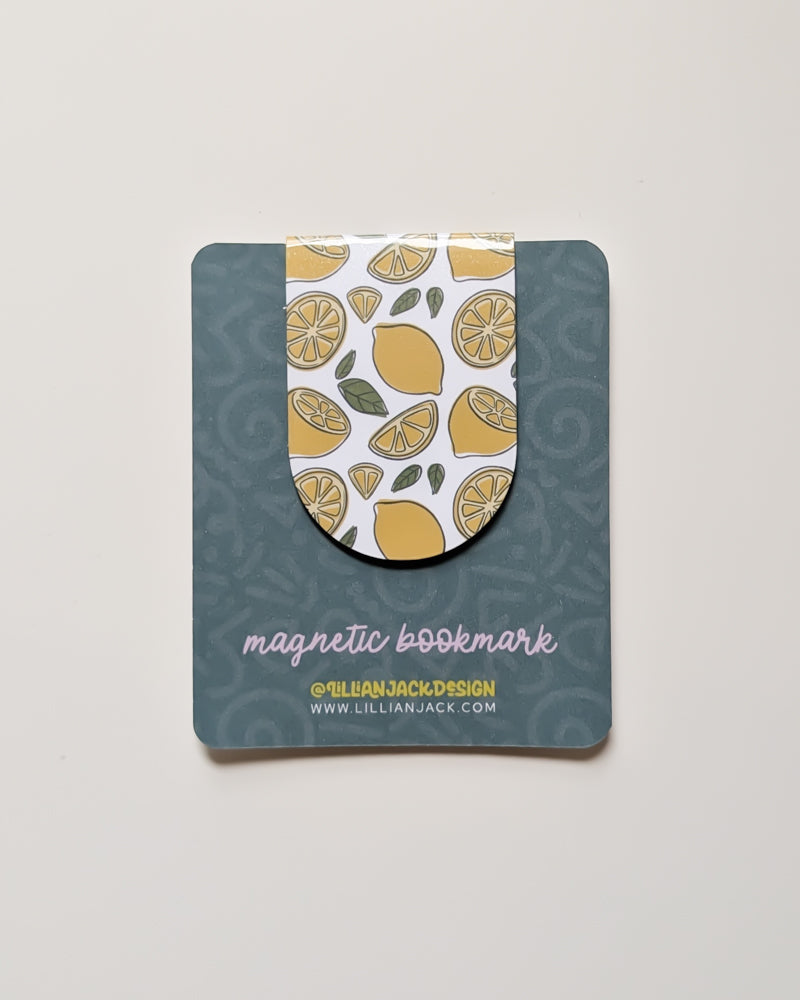 Lemons Magnetic Bookmark