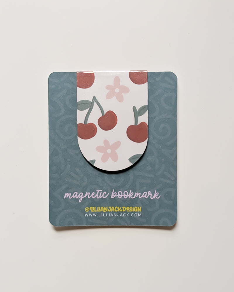 Cherries Magnetic Bookmark