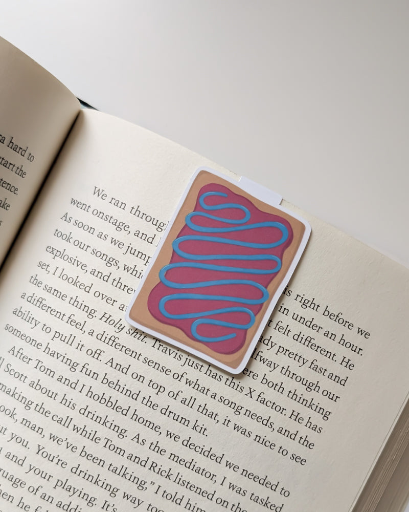 Pink Pop Tart Magnetic Bookmark
