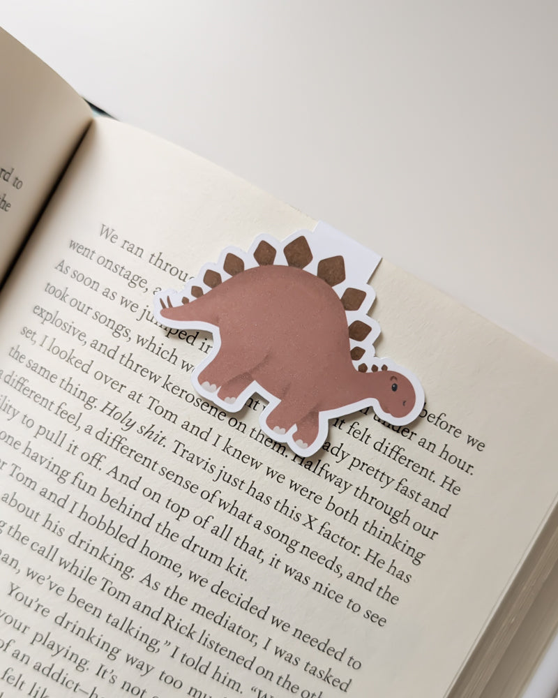 Stegosaurus Magnetic Bookmark