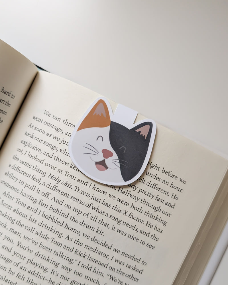 Calico Cat Magnetic Bookmark
