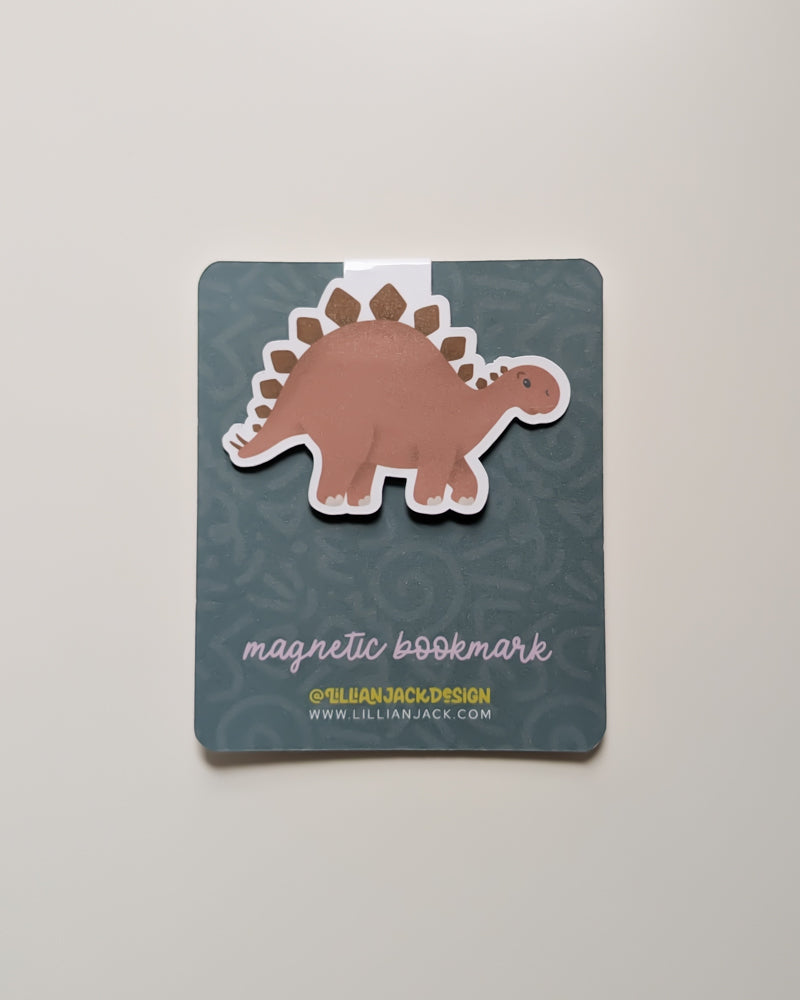 Stegosaurus Magnetic Bookmark