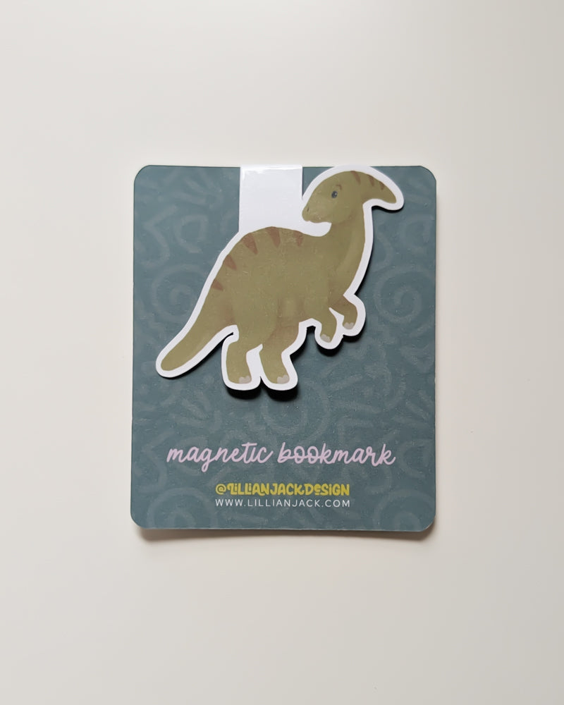 Parasaurolophus Magnetic Bookmark