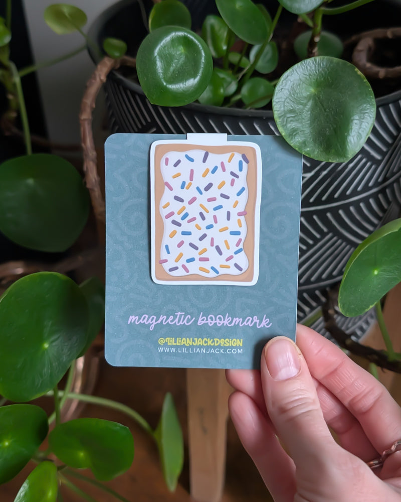 Sprinkle Pop Tart Magnetic Bookmark