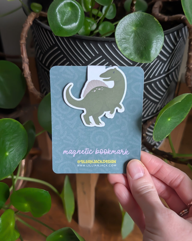 Spinosaurus Magnetic Bookmark