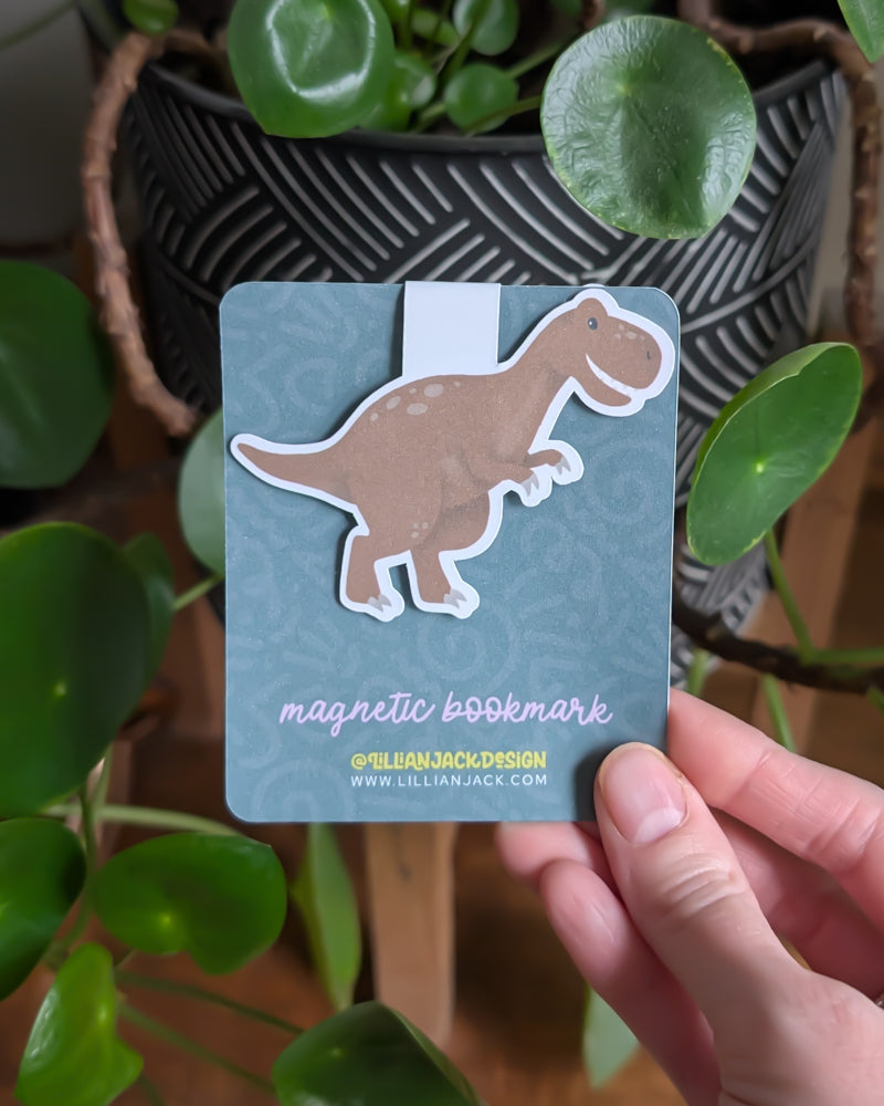 Tyrannosaurus Magnetic Bookmark