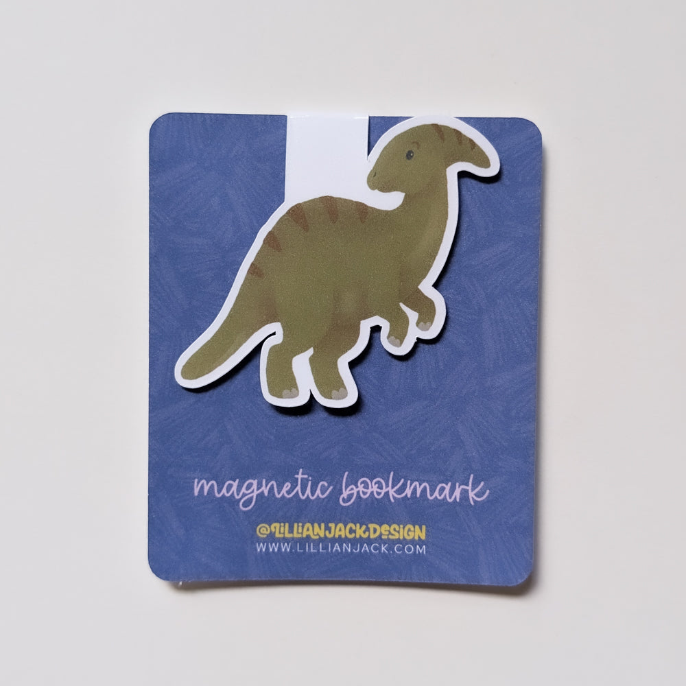 Parasaurolophus Magnetic Bookmark