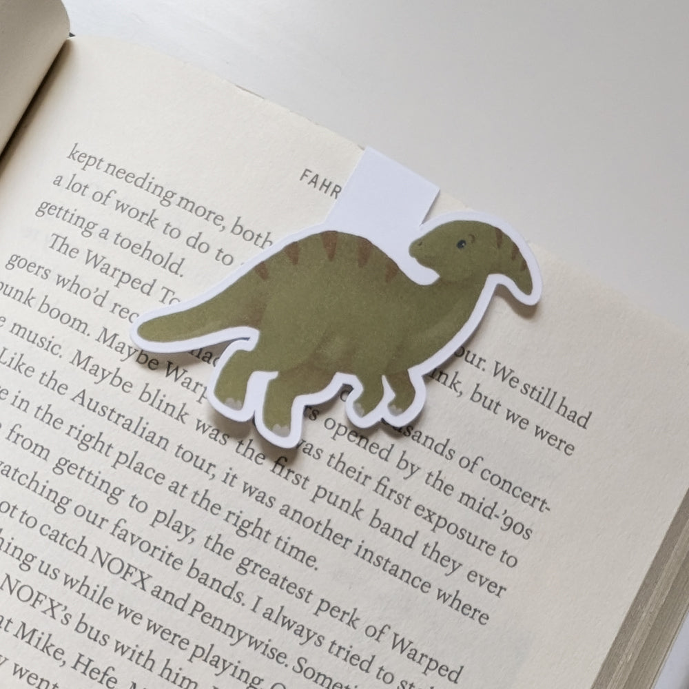 Parasaurolophus Magnetic Bookmark