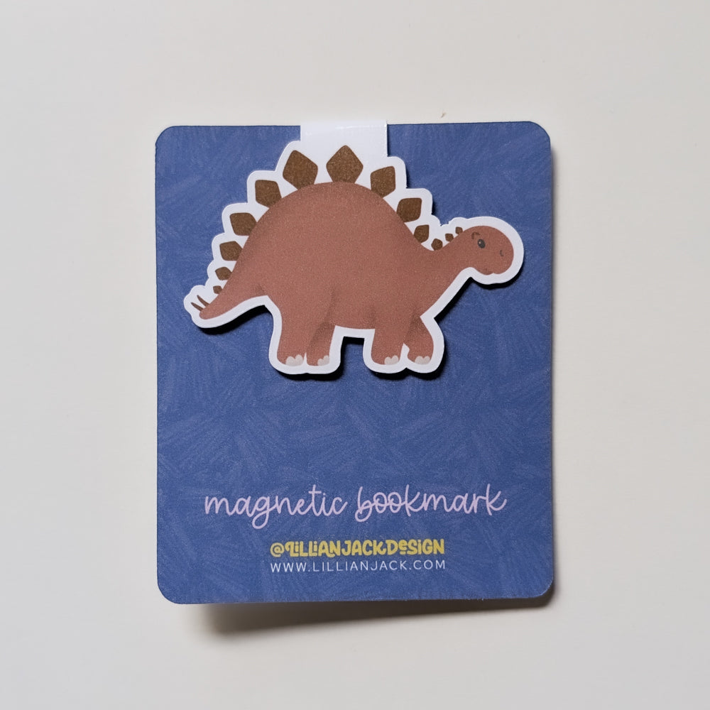 Stegosaurus Magnetic Bookmark