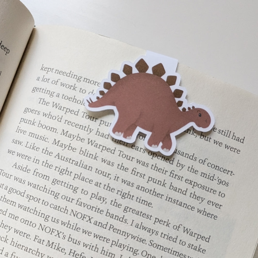Stegosaurus Magnetic Bookmark