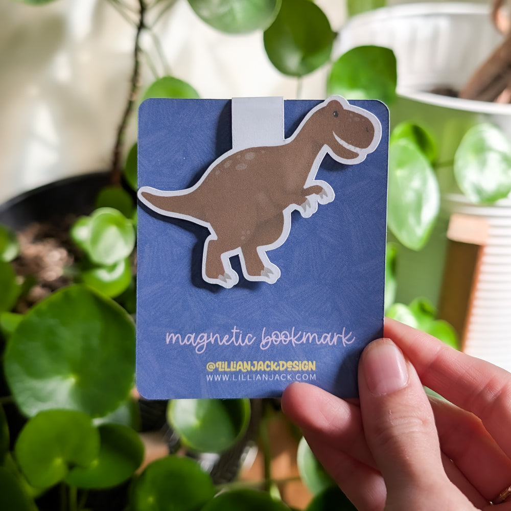 Tyrannosaurus Magnetic Bookmark